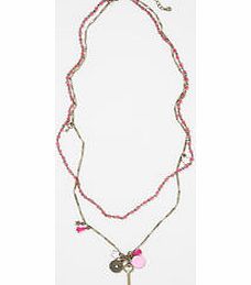 Boden Camille Necklace, Candy Pink,Pool 33915737