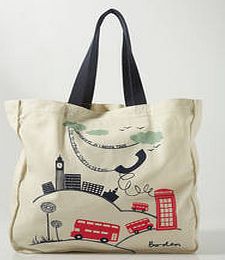 Boden Canvas Shopper, London Bus Print 34053504