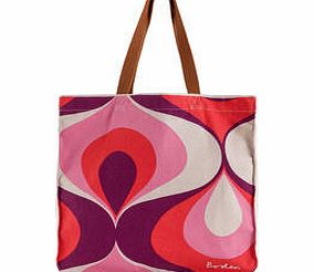 Boden Canvas Shopper, Pink Swirl 34228973