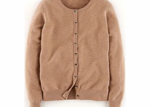 Cashmere Crew Neck Cardigan, Brown,Grey 34249177