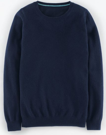 Boden, 1669[^]34720045 Cashmere Crew Neck Jumper Blue Boden, Blue