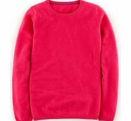 Cashmere Crew Neck Jumper, Blue,Orchid