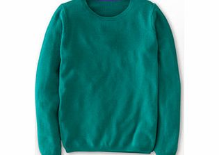 Cashmere Crew Neck Jumper, Green,English