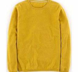 Boden Cashmere Crew Neck Jumper, Yellow,Green 34250134