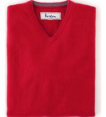 Boden Cashmere V-neck, Blue,Red,Grey 34238352