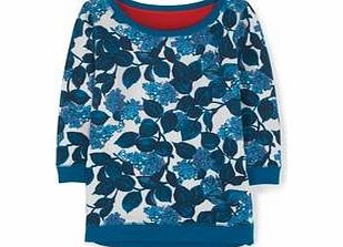 Boden Casual Dip Back Sweater, Blue Vintage