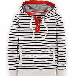 Boden Casual Hoody, Ivory/Navy,Blue,Orchid Pink/Mulled