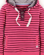 Boden Casual Hoody, Orchid Pink/Mulled Wine 34342006