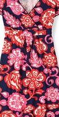 Boden Casual Jersey Dress, Navy Tropical Floral 34772772
