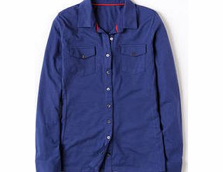 Boden Casual Jersey Shirt, Washed Blue 34098236