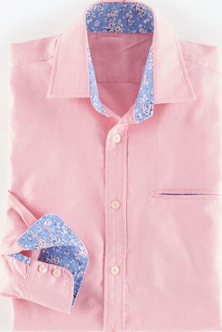 Boden Casual Laundered Shirt Pink Boden, Pink 34939439