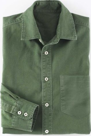 Boden, 1669[^]34939496 Casual Twill Shirt Sage Boden, Sage 34939496