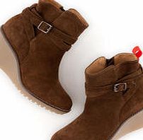 Boden Casual Wedge Boot, Dark Tan 34214619