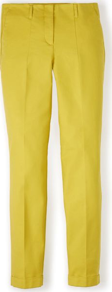 Boden, 1669[^]34766329 Chelsea Turn-Up Trousers Sulphur Boden, Sulphur