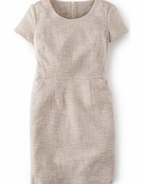 Boden Chic Tweed Shift, Cream/Silver,Pink/Green 34465724