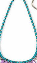 Boden Colourblock Necklace, Light Pink 34644955