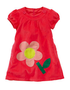 Boden Cord Applique Dress