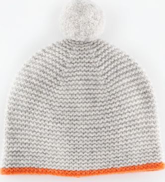Boden Cosy Hat Silver Melange/Bright Orange Boden,