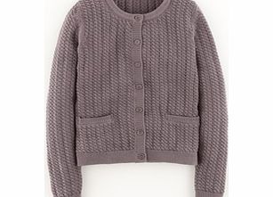 Boden Cotton Cable Cardigan, Grey,Yellow 34251520