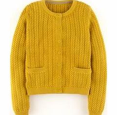 Boden Cotton Cable Cardigan, Grey,Yellow,Blue 34251678