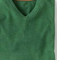 Boden Cotton Cashmere V-neck, Green Marl 34052076