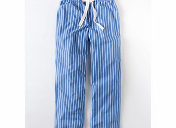 Boden Cotton Poplin Pull-ons, Blue Stripe,Grey 34130054