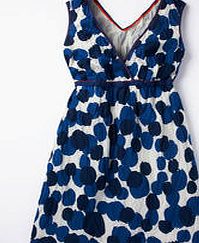 Boden Crinkle Holiday Dress, Blue Artist Spot 34163592