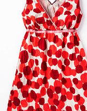 Boden Crinkle Holiday Dress, Red Artist Spot 34163717