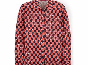 Boden Crinkle Jersey Shirt, Brown,Blue,Red 34420646