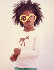 Crochet Appliqu&eacute; T-shirt 31596