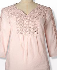 Boden Crochet Flower Top, Dusty Pink 33714643