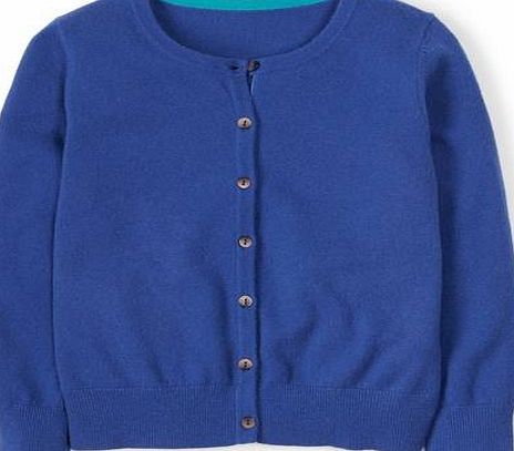 Boden Cropped Cashmere Cardigan, Blue 34697433