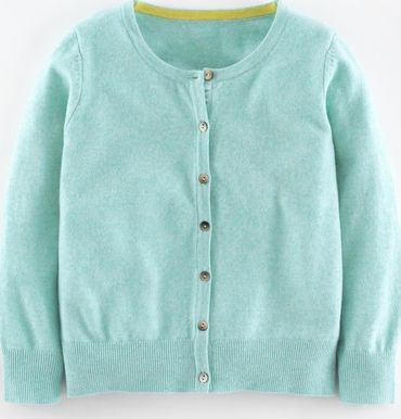 Boden, 1669[^]35113661 Cropped Cashmere Cardigan Blue Melange Boden,