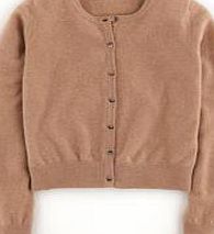 Boden Cropped Cashmere Cardigan, Brown 34252080