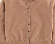 Boden Cropped Cashmere Cardigan, Brown 34845016