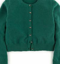Boden Cropped Cashmere Cardigan, Green 34252445
