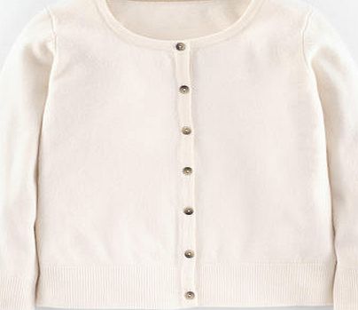Boden Cropped Cashmere Cardigan, Ivory 34697672