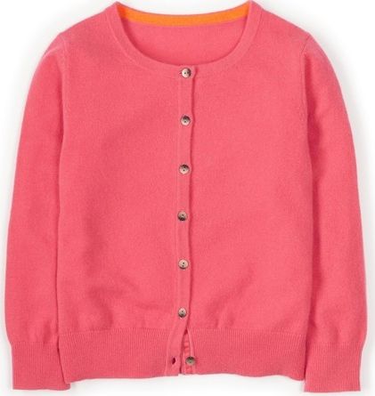 Boden Cropped Cashmere Cardigan Peony Boden, Peony
