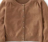 Boden Cropped Cashmere Crew Neck, Brown 33642018