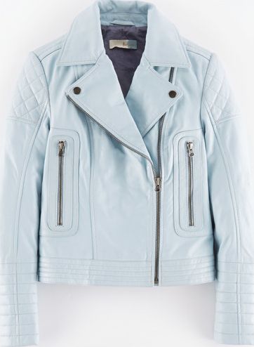Boden, 1669[^]34854612 Cropped Quilted Biker Blue Blush Boden, Blue