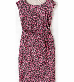 Darcey Dress, Pewter Retro Leaf,Multi Retro