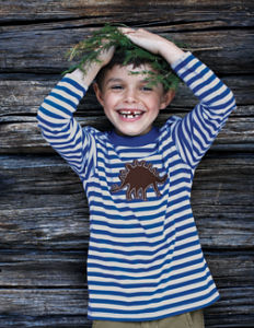 Boden Dinosaur Applique T-shirt 21400