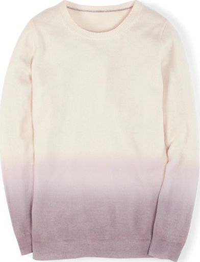 Boden, 1669[^]34722314 Dip Dye Cashmere Jumper Grey Boden, Grey 34722314