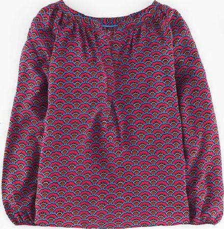 Boden, 1669[^]35182658 Dolly Top Pink Deco Fans Boden, Pink Deco Fans