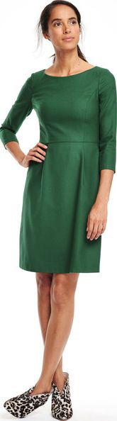 Boden, 1669[^]35172527 Dorine Wool Dress Amazon Green Boden, Amazon