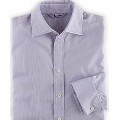 Boden Double Cuff City Shirt, Purple Windowpane,Purple