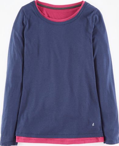 Boden, 1669[^]35176304 Double Layer Top Blue Boden, Blue 35176304