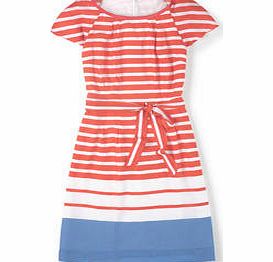 Boden Easy Day Dress, Red Stripe,Forget-Me-Not