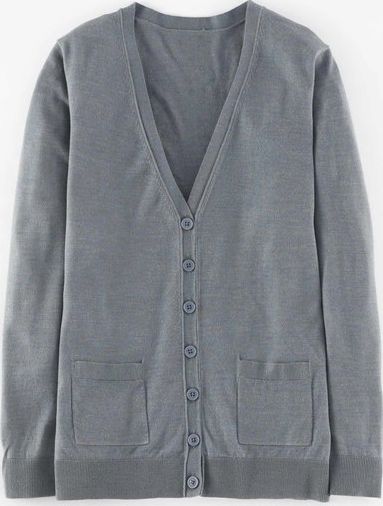 Boden, 1669[^]35050228 Easy Merino Silk Cardigan Grey Boden, Grey