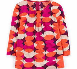 Easy Printed Top, Pink Overlapping Spot 34311282